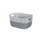 Simplify 2-Tone Decorative Medium Storage Basket in Grey 26311-GREYS - alternate 1
